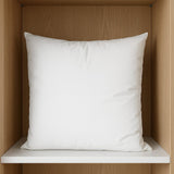 18" White Cotton Throw Pillow Insert