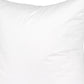 24" White Cotton Down Blend Throw Pillow Insert