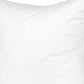 24" White Cotton Down Blend Throw Pillow Insert