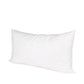 16" X 28" White Cotton Down Blend Throw Pillow Insert