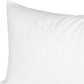 16" X 28" White Cotton Down Blend Throw Pillow Insert