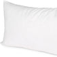16" X 28" White Cotton Down Blend Throw Pillow Insert