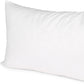 16" X 28" White Cotton Down Blend Throw Pillow Insert