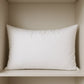 16" X 28" White Cotton Down Blend Throw Pillow Insert