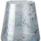 9" Blue Round Seeded Glass Table Vase