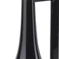 12" Black Ceramic Jug Vase