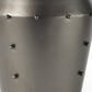 12" Gray Metal Table Vase