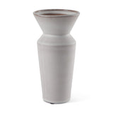 10" Cream Ceramic Table Vase