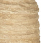 18" Beige Paper Mache Table Vase
