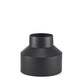 8" Black Tulip Metal Table Vase