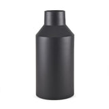 14" Black Metal Table Vase
