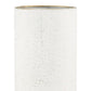 16" Off White And Gold Metal Cylinder Table Vase