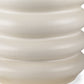 14" Cream Cylinder Ceramic Table Vase