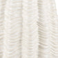 24" Cream Cylinder Ceramic Sculptural Waves Table Vase