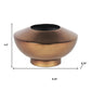 5" Antiqued Bronze Metal Table Vase