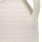 9" Off White Ceramic Jug Table Vase