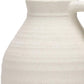 15" Off White Ceramic Jug Table Vase