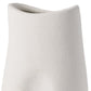 11" White Ceramic Sculptural Table Vase