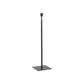 18" Black Metal Tabletop Taper Candlestick