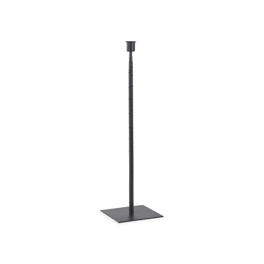 18" Black Metal Tabletop Taper Candlestick