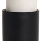 9" Black Metal Tabletop Pillar Candle Holder