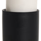 9" Black Metal Tabletop Pillar Candle Holder