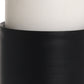 11" Black Metal Tabletop Pillar Candle Holder