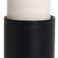 11" Black Metal Tabletop Pillar Candle Holder