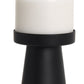 10" Black Metal Tabletop Pillar Candle Holder