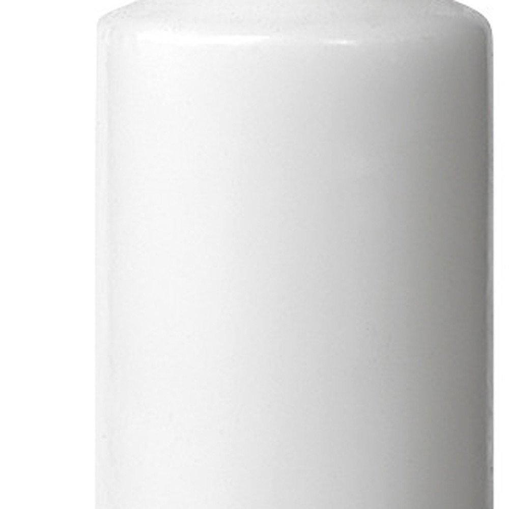 12" Light Brown Distressed Geometric Solid Wood And Metal Tabletop Pillar Candle Holder