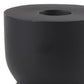 5" Black Metal Tabletop Pillar Candle Holder