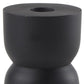 5" Black Metal Tabletop Pillar Candle Holder