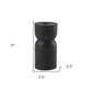 5" Black Metal Tabletop Pillar Candle Holder