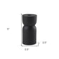 5" Black Metal Tabletop Pillar Candle Holder