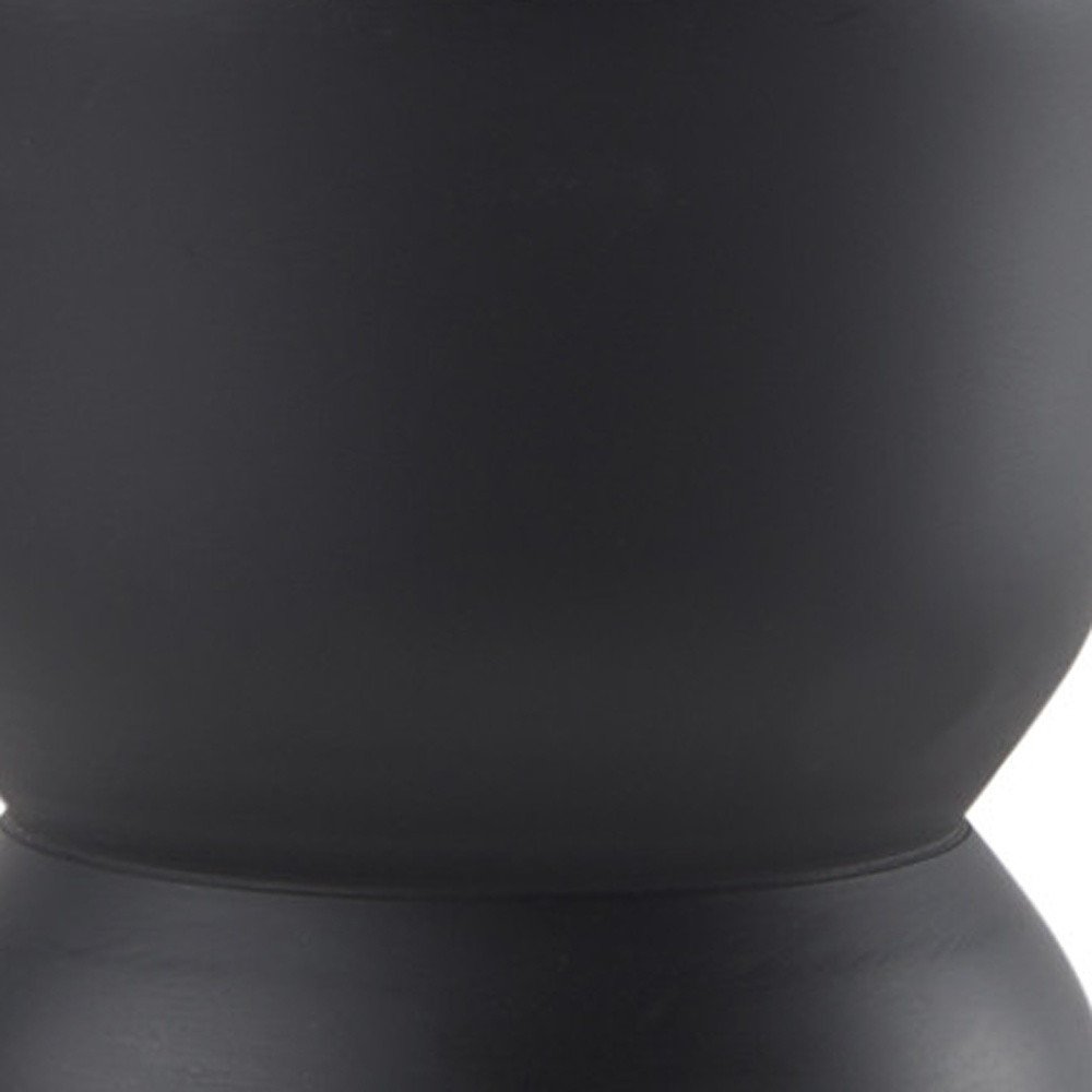 8" Black Metal Tabletop Taper Candle Holder