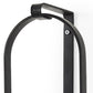 24" Black Metal Abstract Wall Sconce Candle Holder