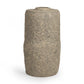 33" Gray Paper Mache Cylinder Floor Vase