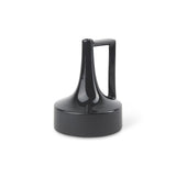 8" Black Ceramic Jug Vase