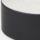 8" Black And White Ombre Ceramic Jug Vase