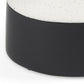10" Black And White Ceramic Jug Vase