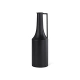18" Black Metal Jug Vase