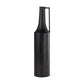 24" Black Metal Jug Vase