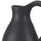15" Black Ceramic Bud Jug Vase