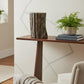 7" Brown And Gold Resin Modern Abstract Tree Stump Decorative Box