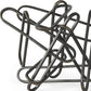 12" Black Metal Abstract Tabletop Sculpture