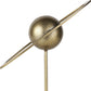 16" Gold Iron Solar System Tabletop Sculpture