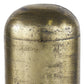 15" Antiqued Brass Cast Aluminum Cylindrical Tabletop Sculpture