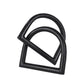 6" Black Iron Modern Abstract Tabletop Sculpture