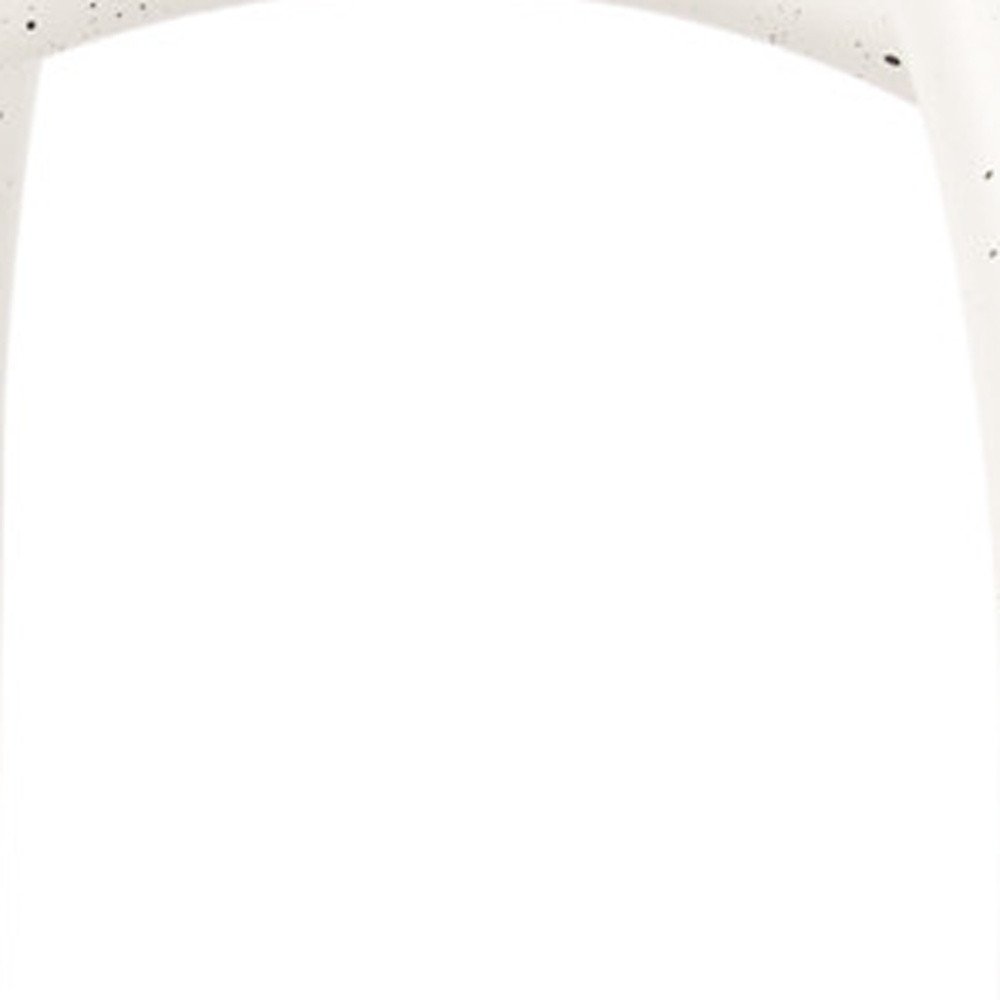 Set of Two White Iron Abstract Tabletop Sculpture