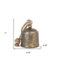 7" Gold Metal Decorative Wall Sculpture